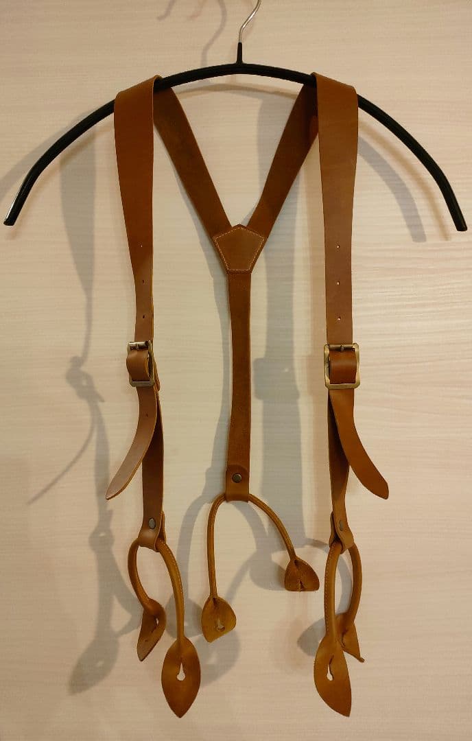 TCBジーンズ×MOTO サスペンダーサイズSM