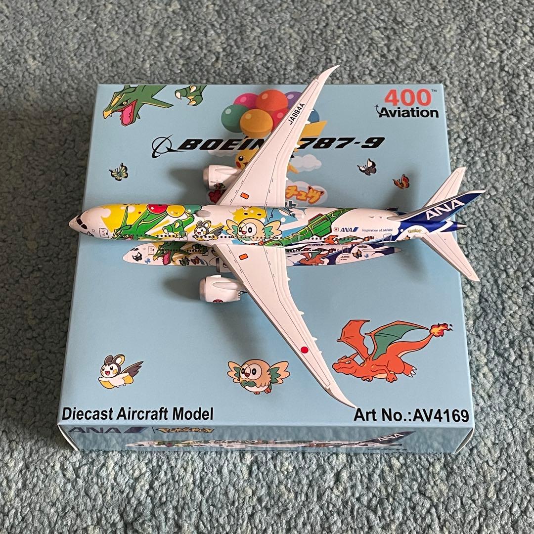 ANA 787-9 全日空 ピカチュウジェット av スタンド付き