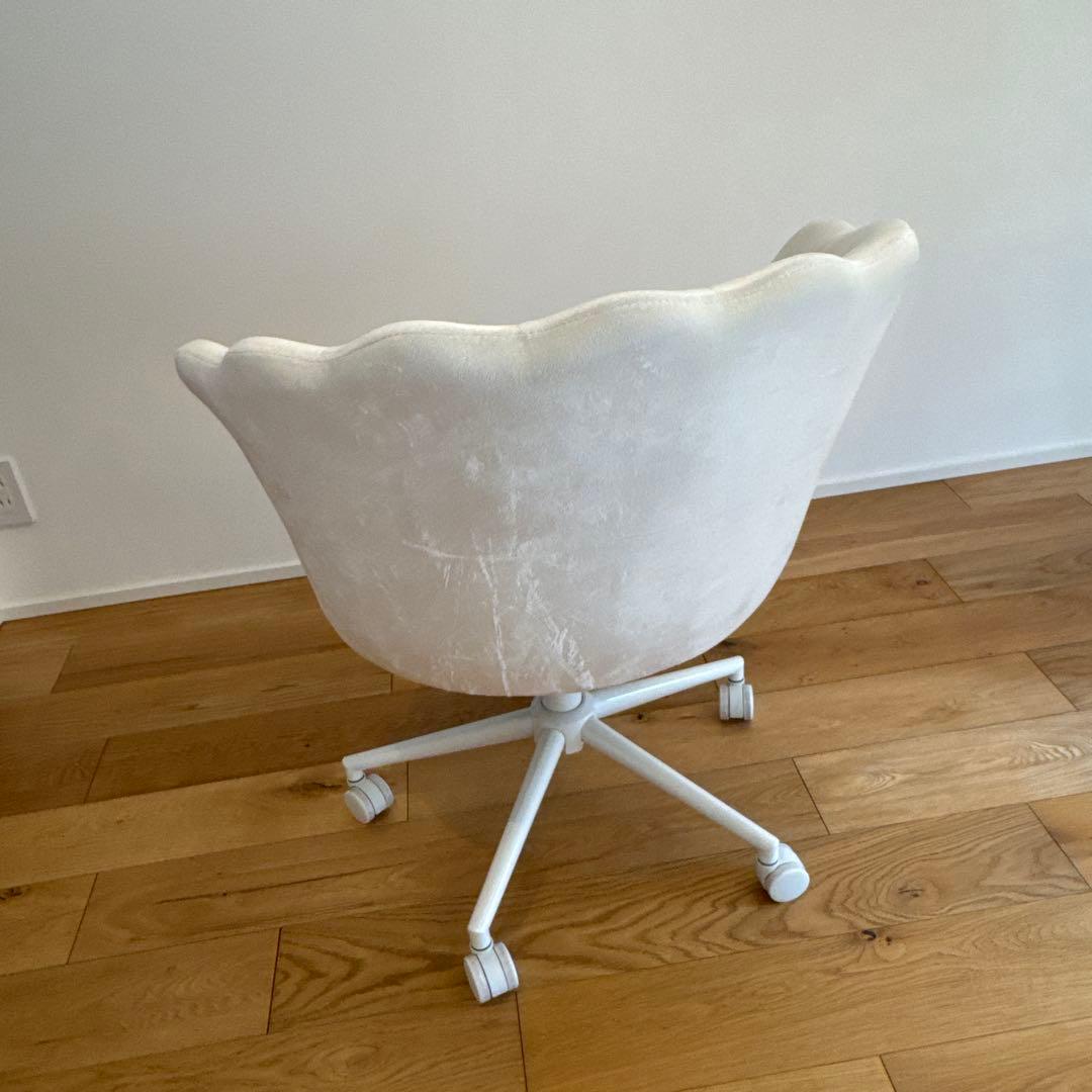 Francfranc シェル デスクチェア ホワイト