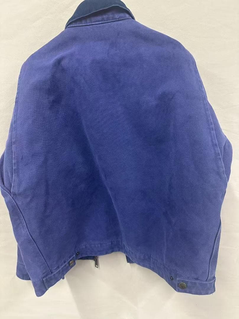 Carhartt×Stussy ネイビー デニムジャケット M