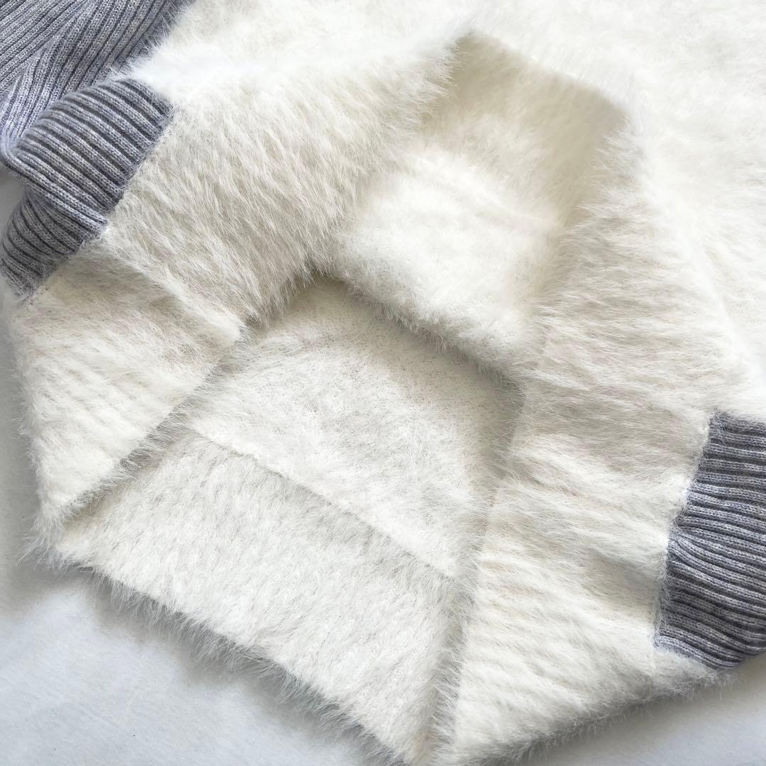 ARCHIVIO アルチビオ　ファー　ニット　タートルネック　セーター　ゴルフ