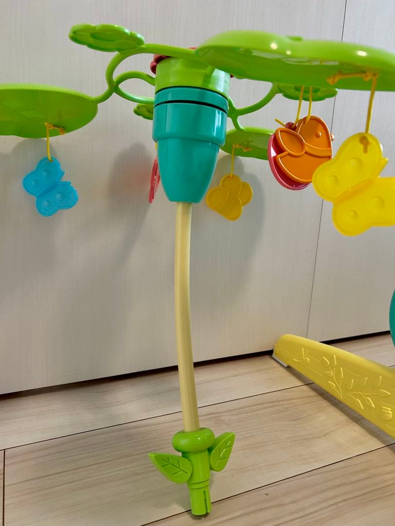 【美品】【ほぼ未使用】くまのプーさん　えらべる回転6wayジムにへんしんメリー