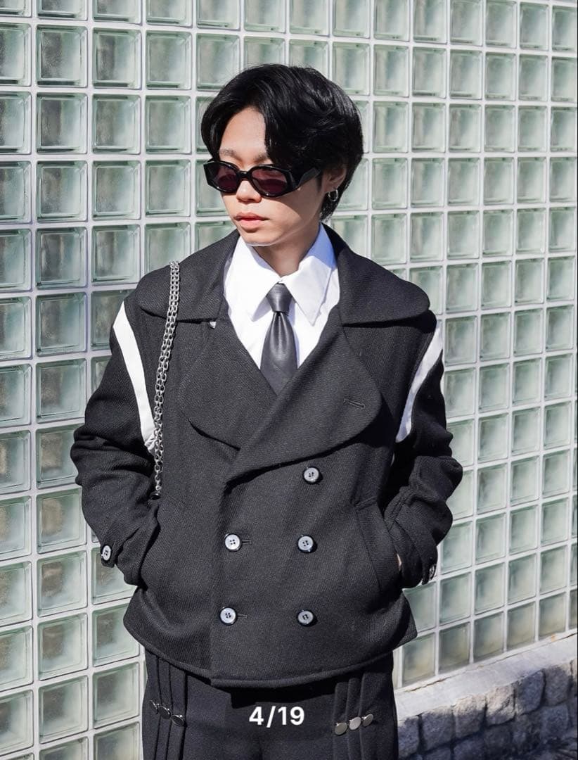 ジャケット・アウター hype-12 bi-color P-coat hype kyoto