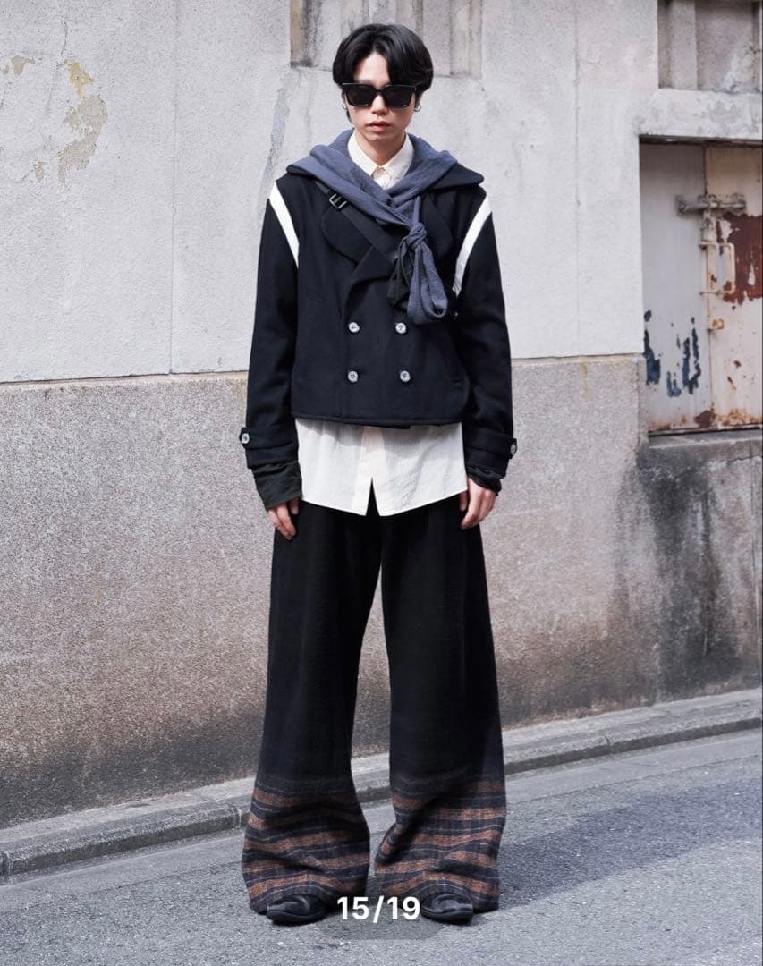 ジャケット・アウター hype-12 bi-color P-coat hype kyoto