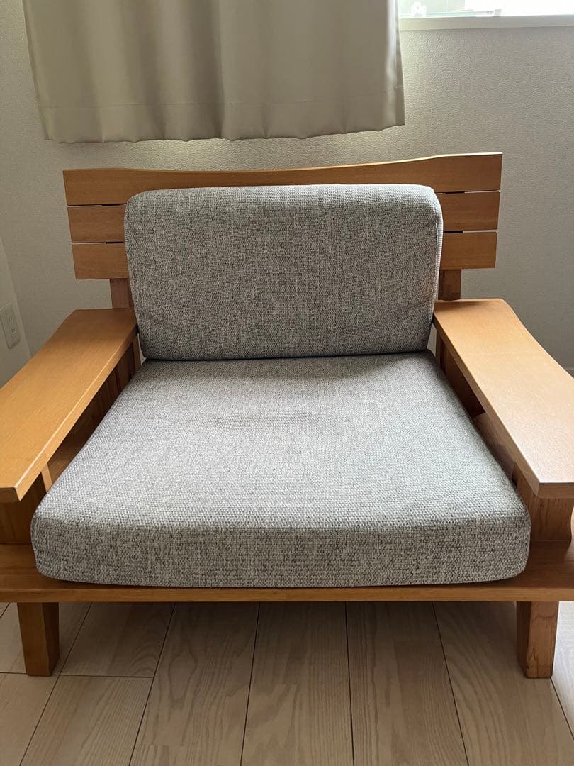 ニトリ　 1人掛けソファ 布