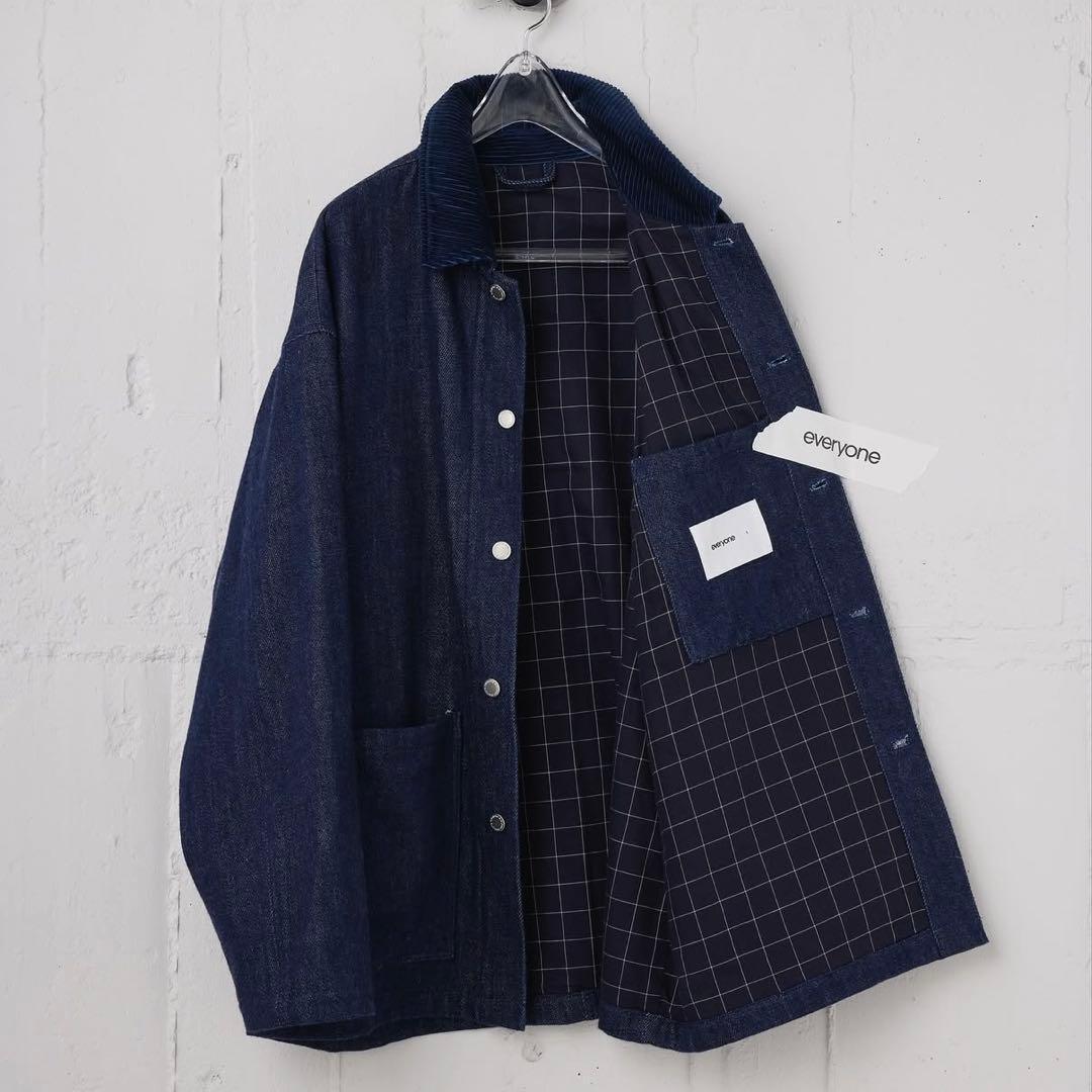 everyone soft denim coverall jacket デニム