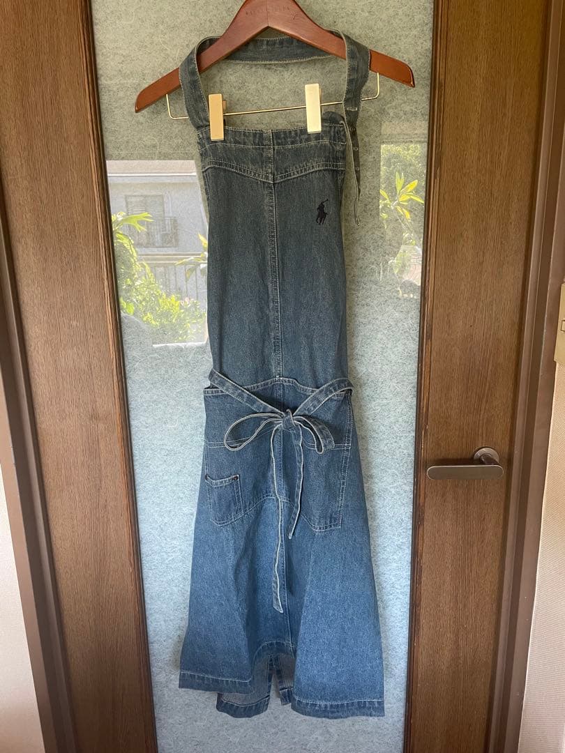 新品未使用✳︎ラルフローレンホーム✳︎ビッグポニー✳︎ウォッシュドデニムエプロン