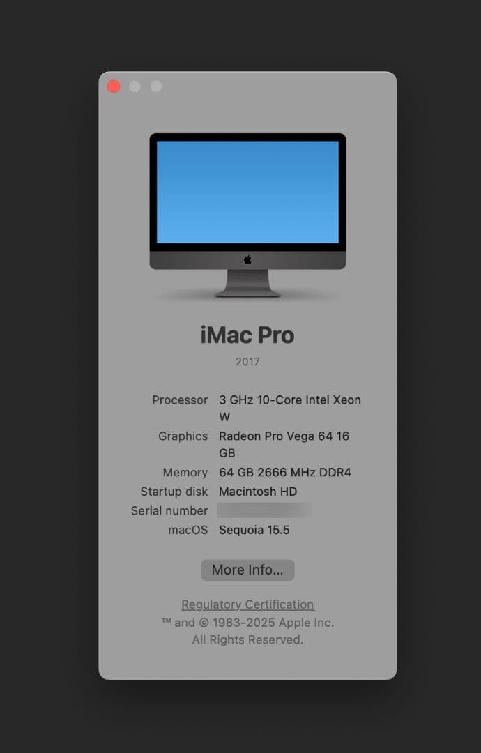 iMac Pro 2019 美品