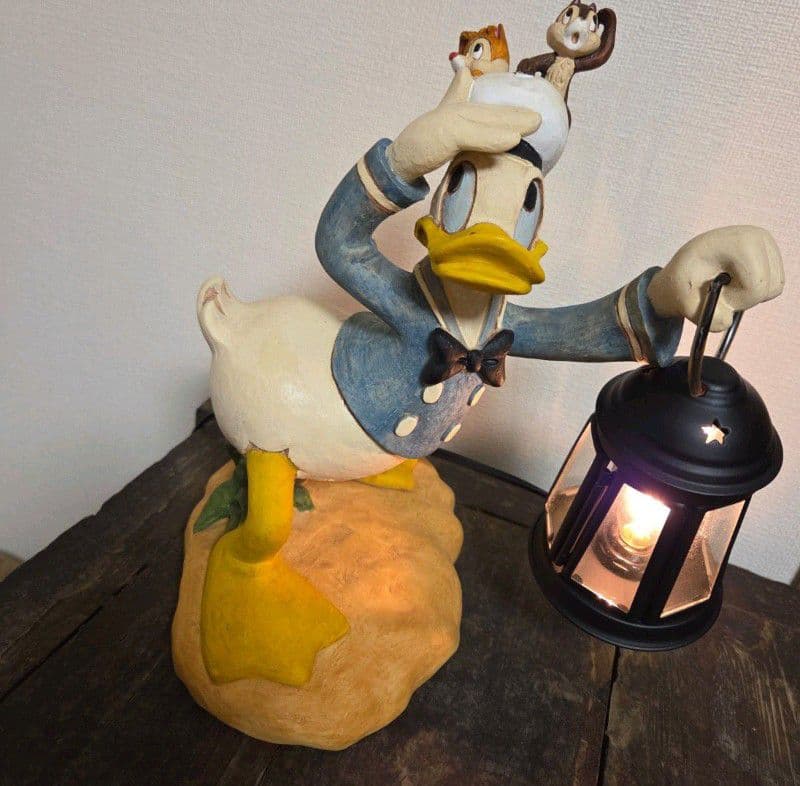 ドナルドダック チップ＆デール ビンテージ インテリアライト テーブルランプ