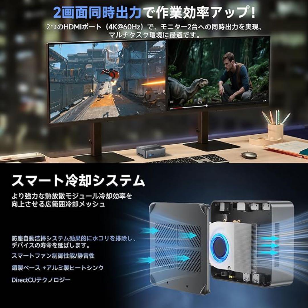 ❤️1品限り❤️ミニpc Intel N5095 Windows 11 Pro