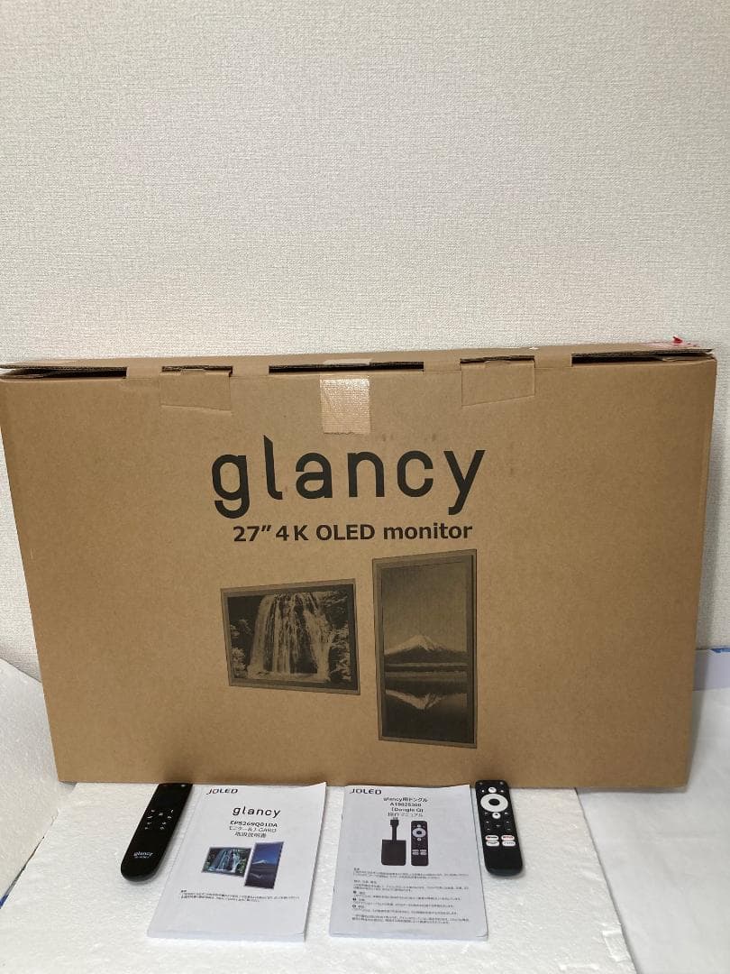 美品　有機EL　 4K 　27インチ　モニター JOLED 国産 glancy
