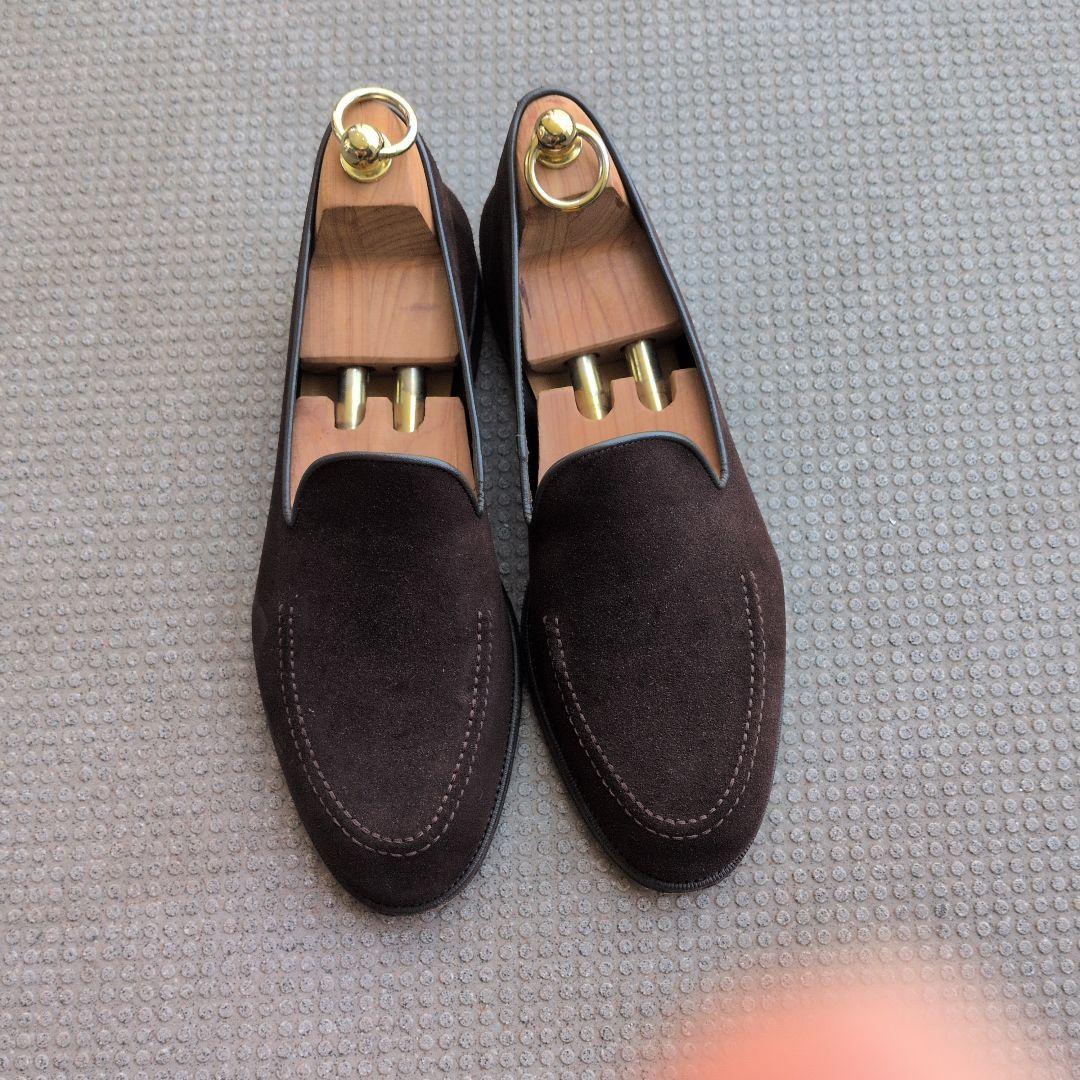 三陽山長スエードモカシン