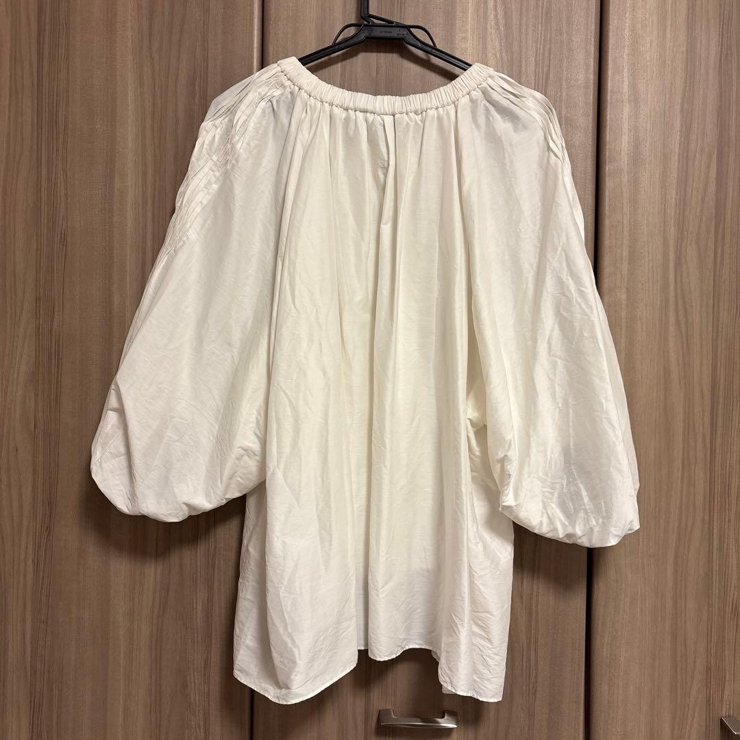 Drawer 22AW コットンシルクブラウス ホワイト eclat掲載