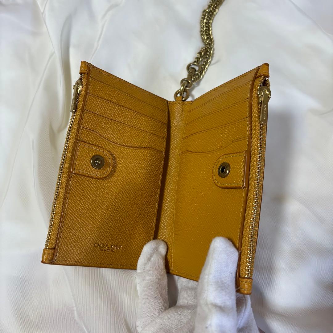 COACH イエロー ケース 【1/24 15時までの注文で即日発送】