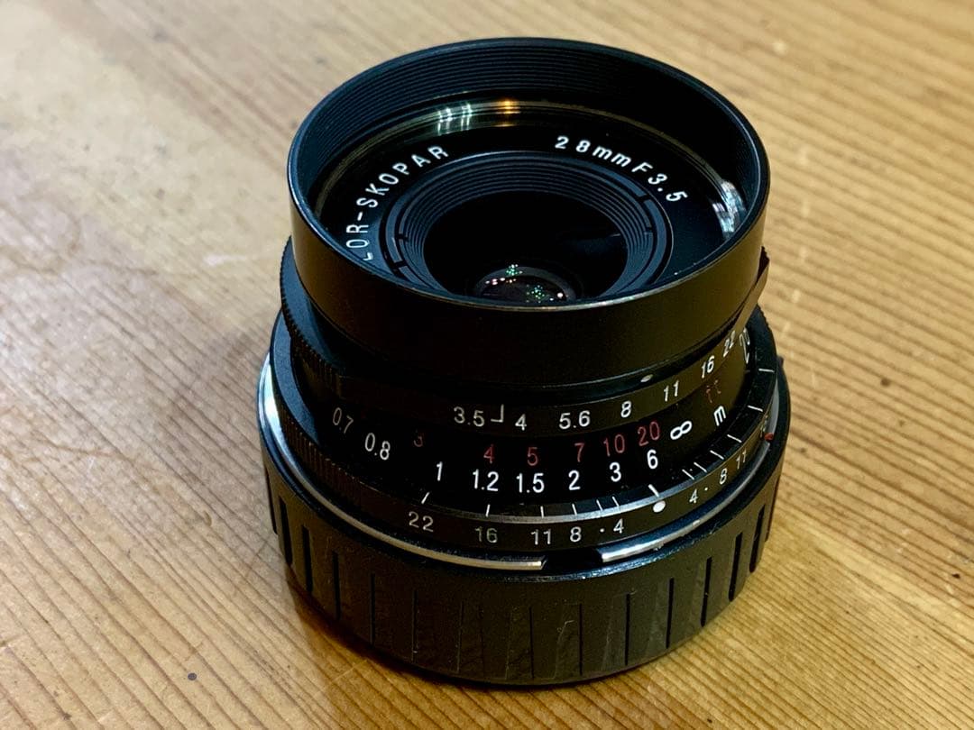 フォクトレンダー COLOR-SKOPAR 28mm F3.5 ブラック L39