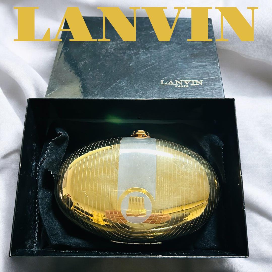 LANVIN ゴールド パーティーバッグ ドレスアップ　ディナー　クラッチバッグ