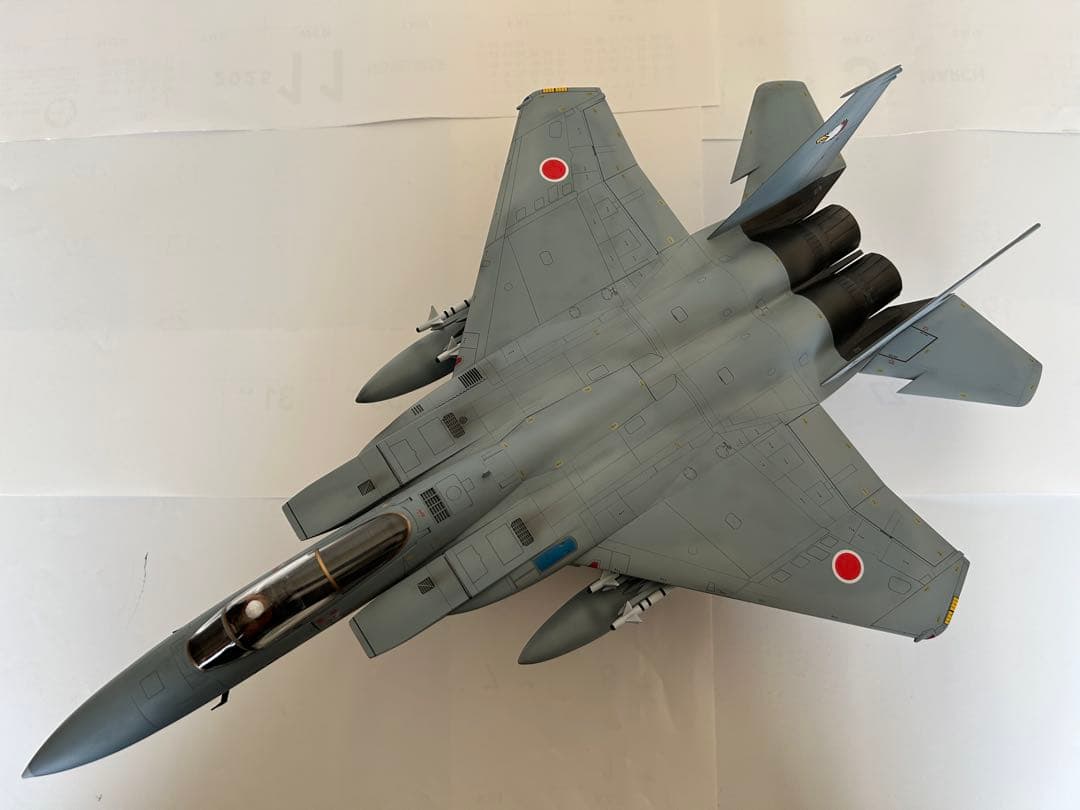 航空自衛隊　F-15J イーグル 1/48 タミヤ プラモデル 飛行状態　完成品