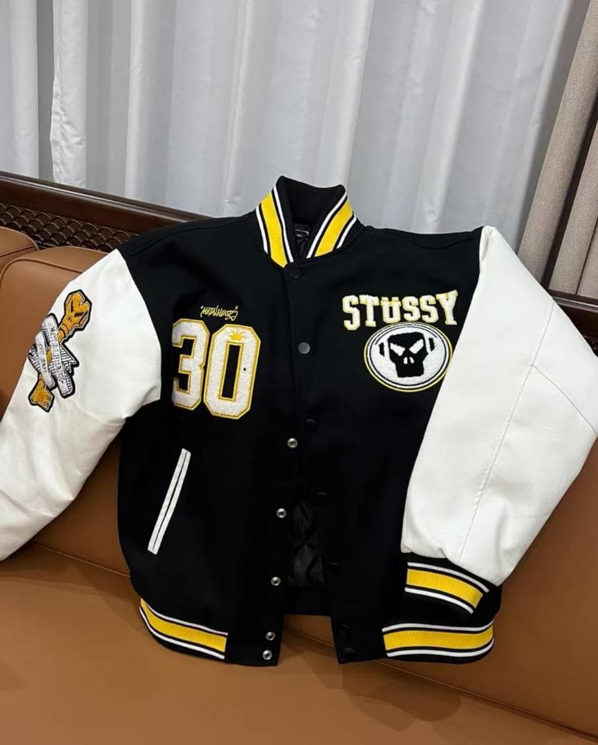 STÜSSY バイカラースタジャン