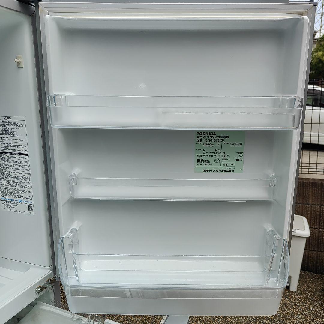 【東芝 3ドア 340リットル冷蔵庫 GR-H34S】福岡県より