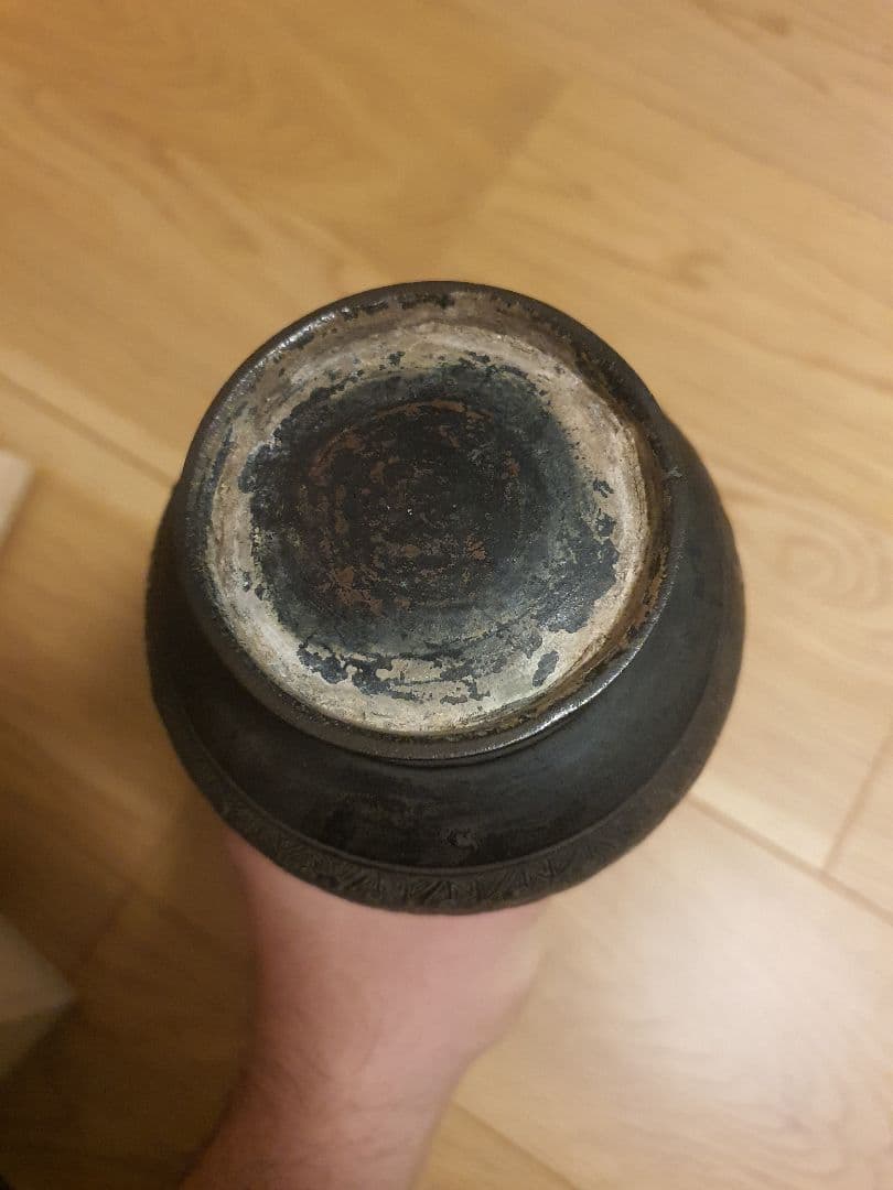 古銅 花入（中国-1850年頃）