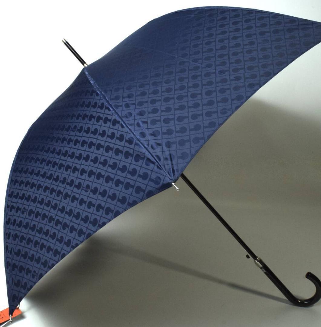 未使用 ゲラルディーニ 傘 モノグラム 総柄 8本骨 雨傘 耐風 日本製