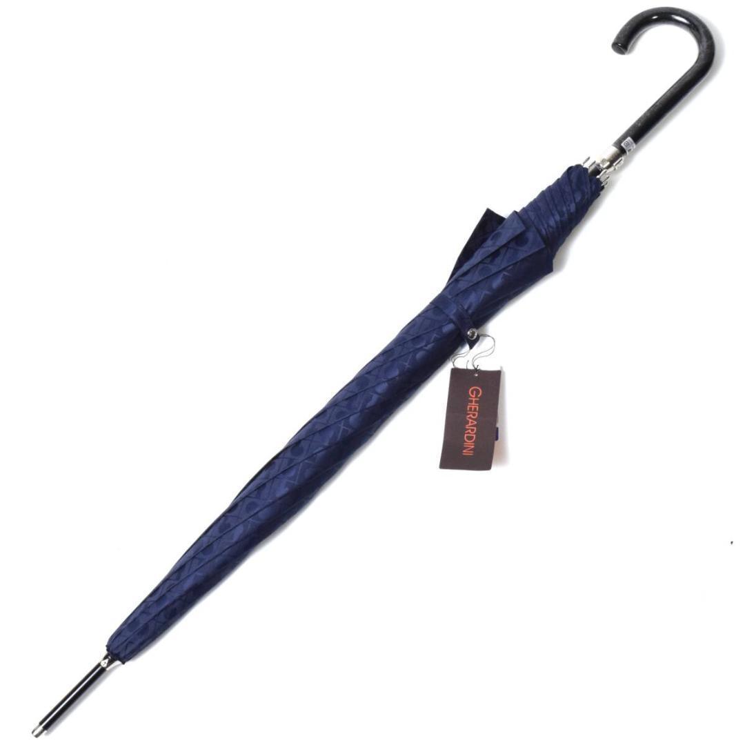 未使用 ゲラルディーニ 傘 モノグラム 総柄 8本骨 雨傘 耐風 日本製