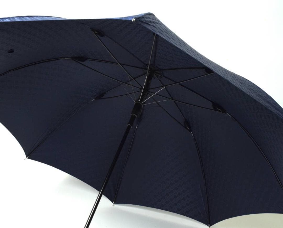 未使用 ゲラルディーニ 傘 モノグラム 総柄 8本骨 雨傘 耐風 日本製