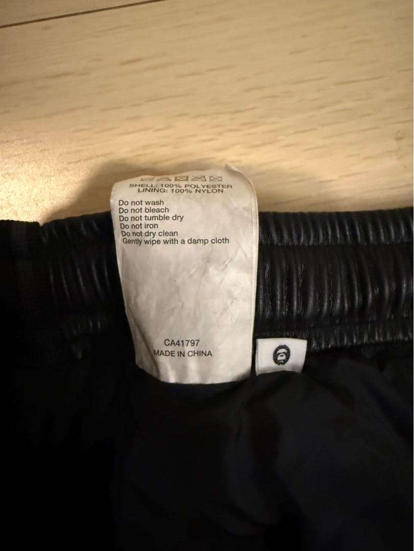 エイプ メンズ レザーズボン AAPE BY A BATHING APE