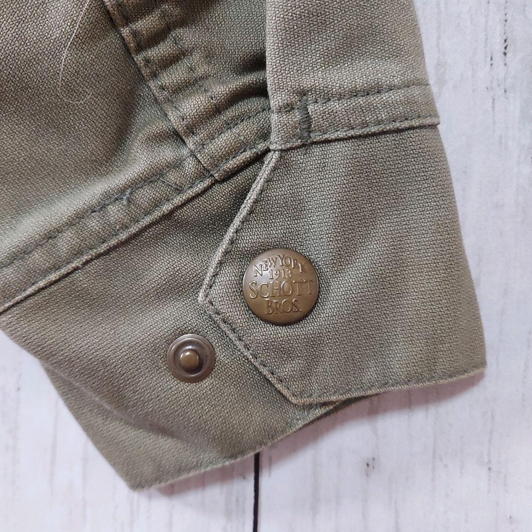 【Schott】記念モデル ショット 全刺繍 スカジャン ベトジャン S 緑