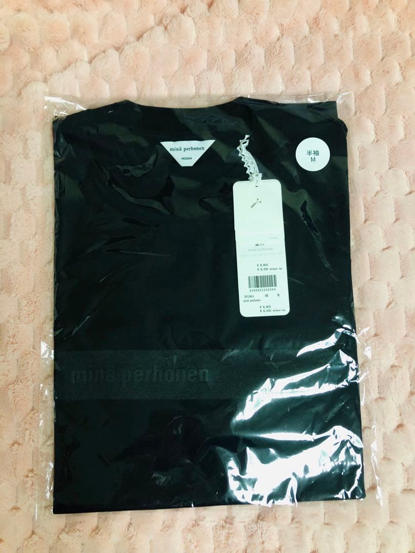ミナペルホネン　Tシャツ　ブラック　M 新品　つぐ展