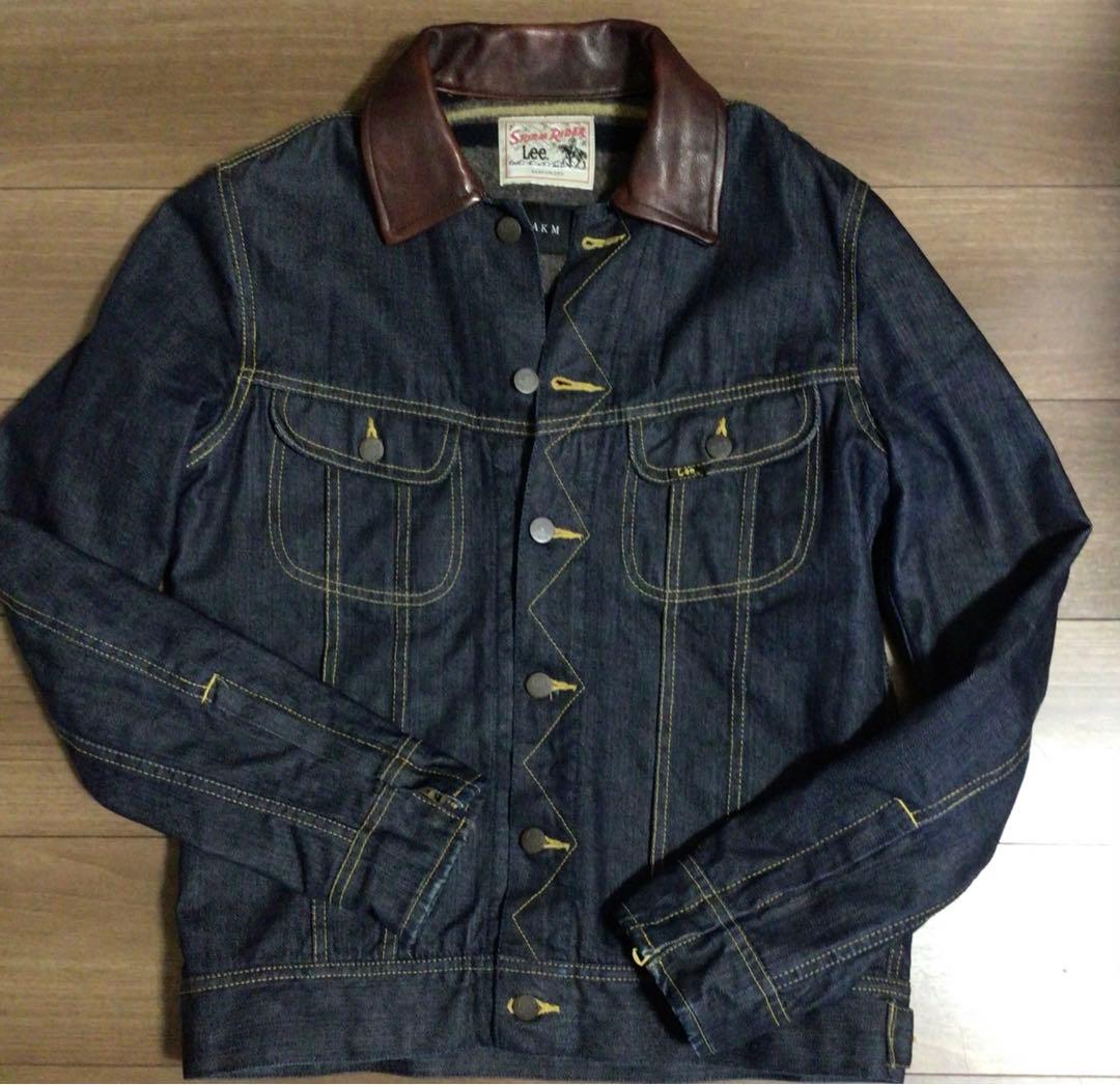 AKM × Lee Gジャン　裏地あり　襟レザー　Lサイズ　値下‼️