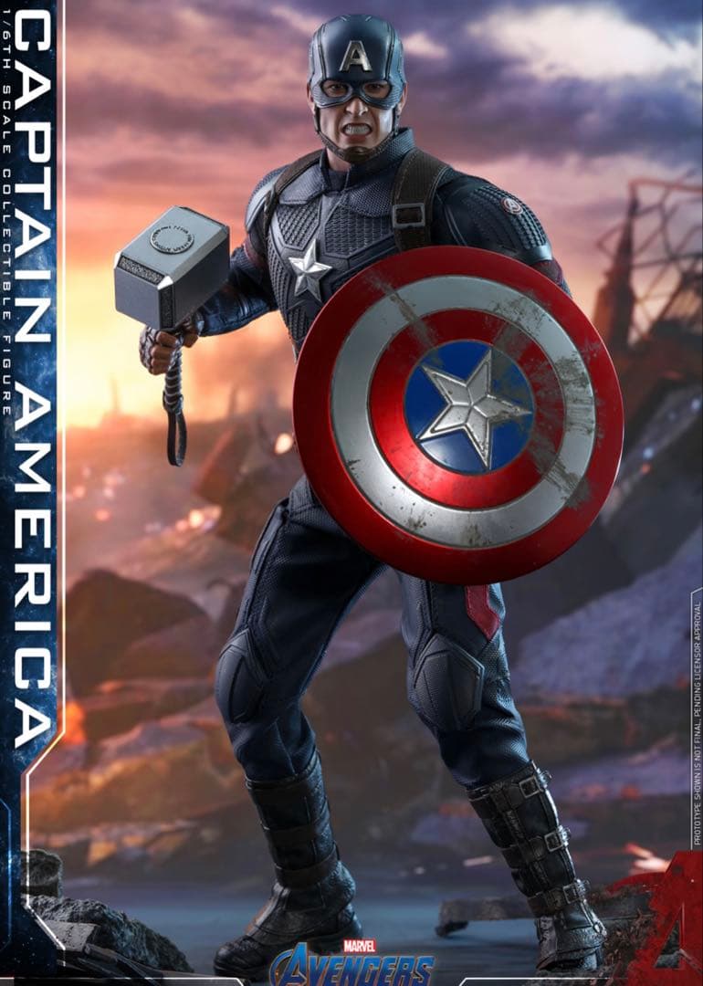 hottoys ホットトイズ　アベンジャーズ　marvel キャプテンアメリカ