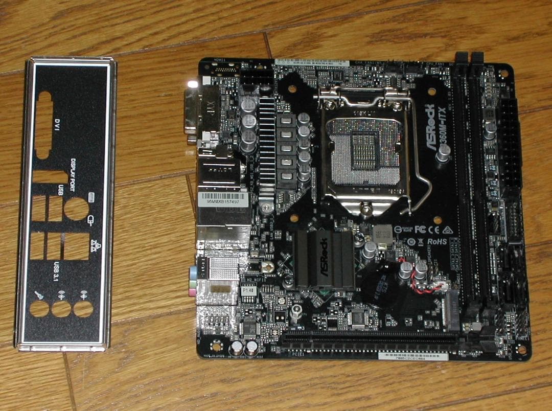 ASROCK　B360M-ITX　LGA1151　MiniITXマザボ