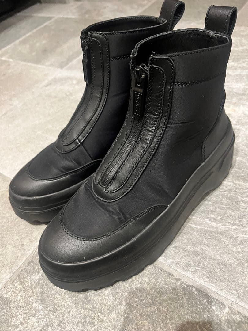 HUNTER ブラックショートブーツ レインブーツ 箱あり