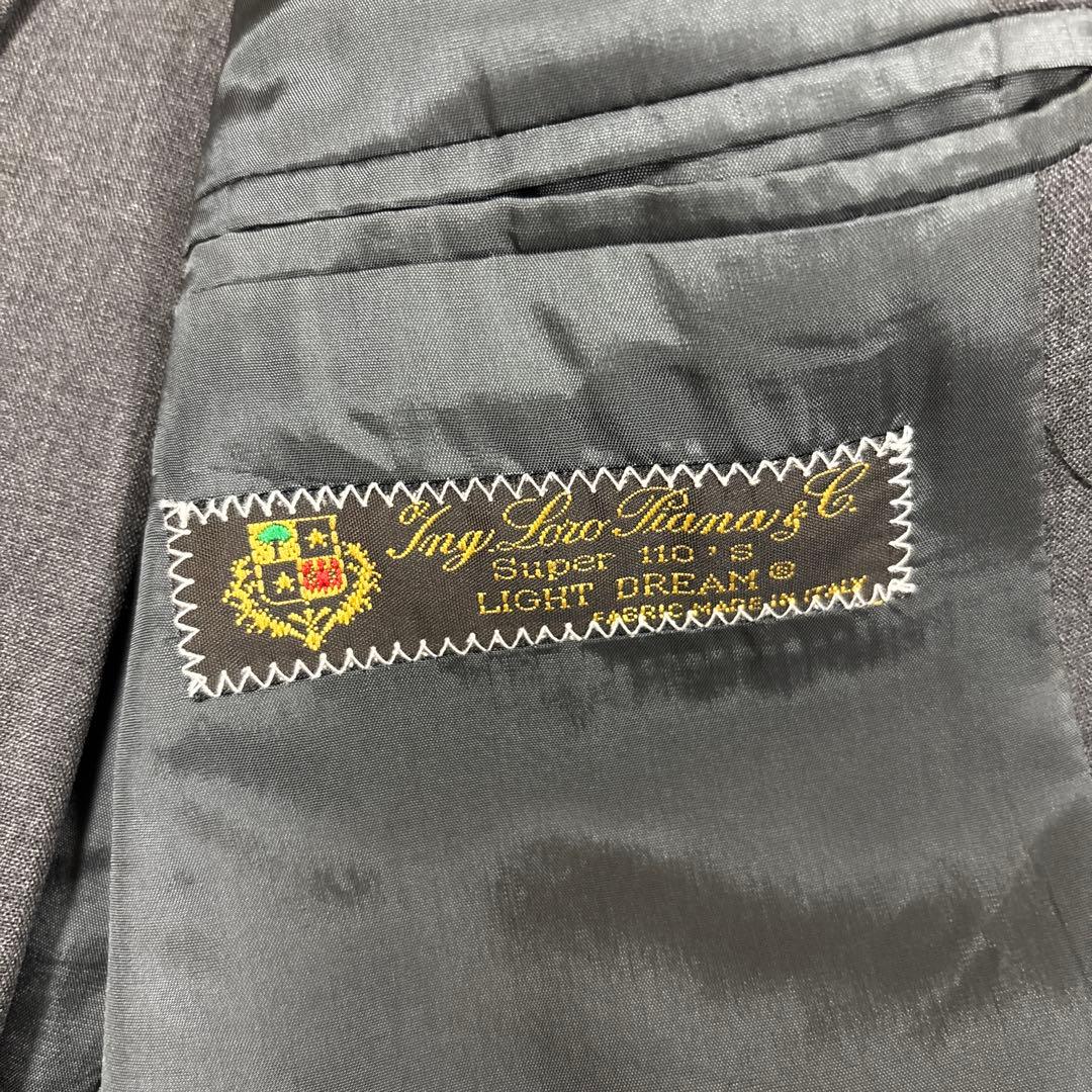 美品✨大きいサイズ 50 約AB7 ロロピアーナ ダークグレー セットアップ