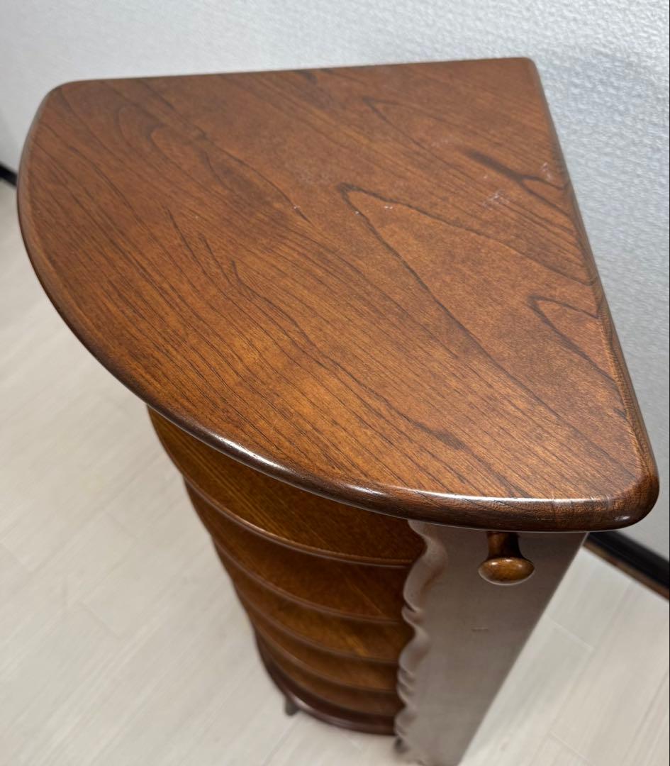 【展示品】カリモクコーナーラック スリッパラック コロニアル i4※