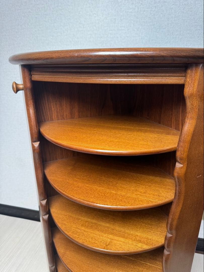 【展示品】カリモクコーナーラック スリッパラック コロニアル i4※