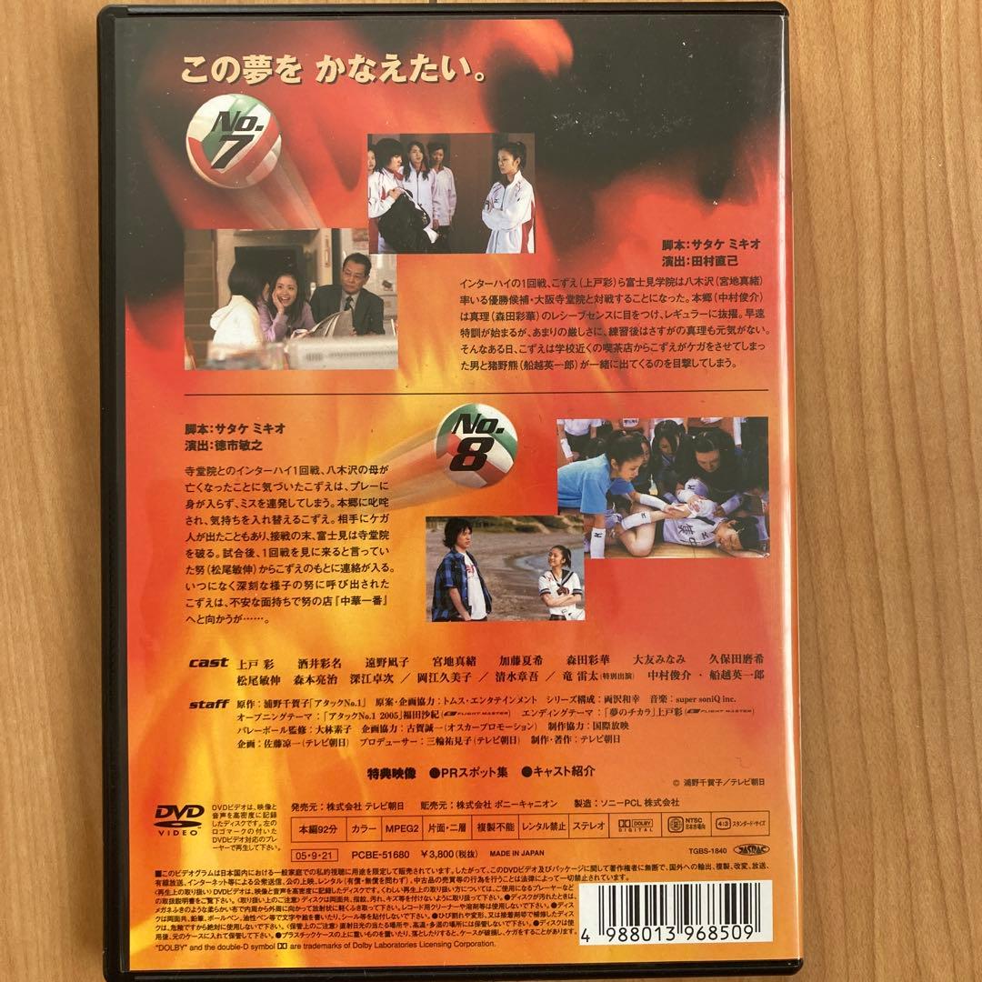 アタックNo.1 DVD-BOX〈6枚組〉　帯特典DISC付き　国内正規品