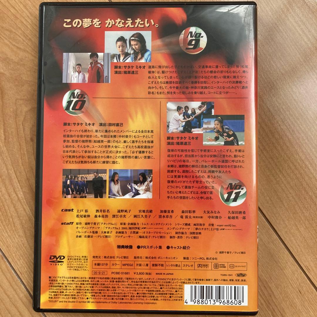 アタックNo.1 DVD-BOX〈6枚組〉　帯特典DISC付き　国内正規品