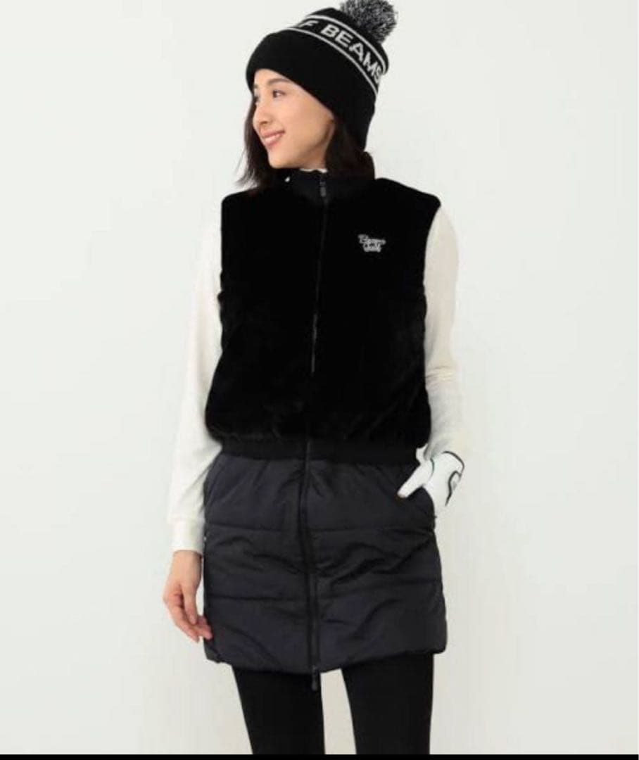 BEAMS GOLF ベストワンピース ブラック