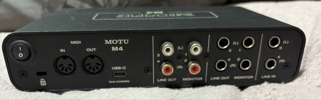 【ほぼ新品！美品！】MOTU M4 オーディオインターフェース