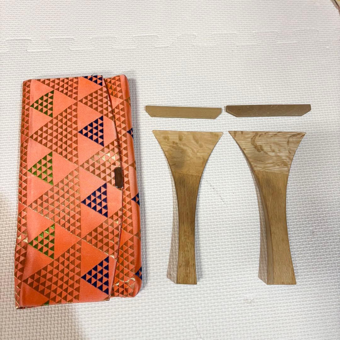 長唄三味線 細棹 丸打胴 さわり山 ハードケース 楽譜付き 五厘大胴 経木