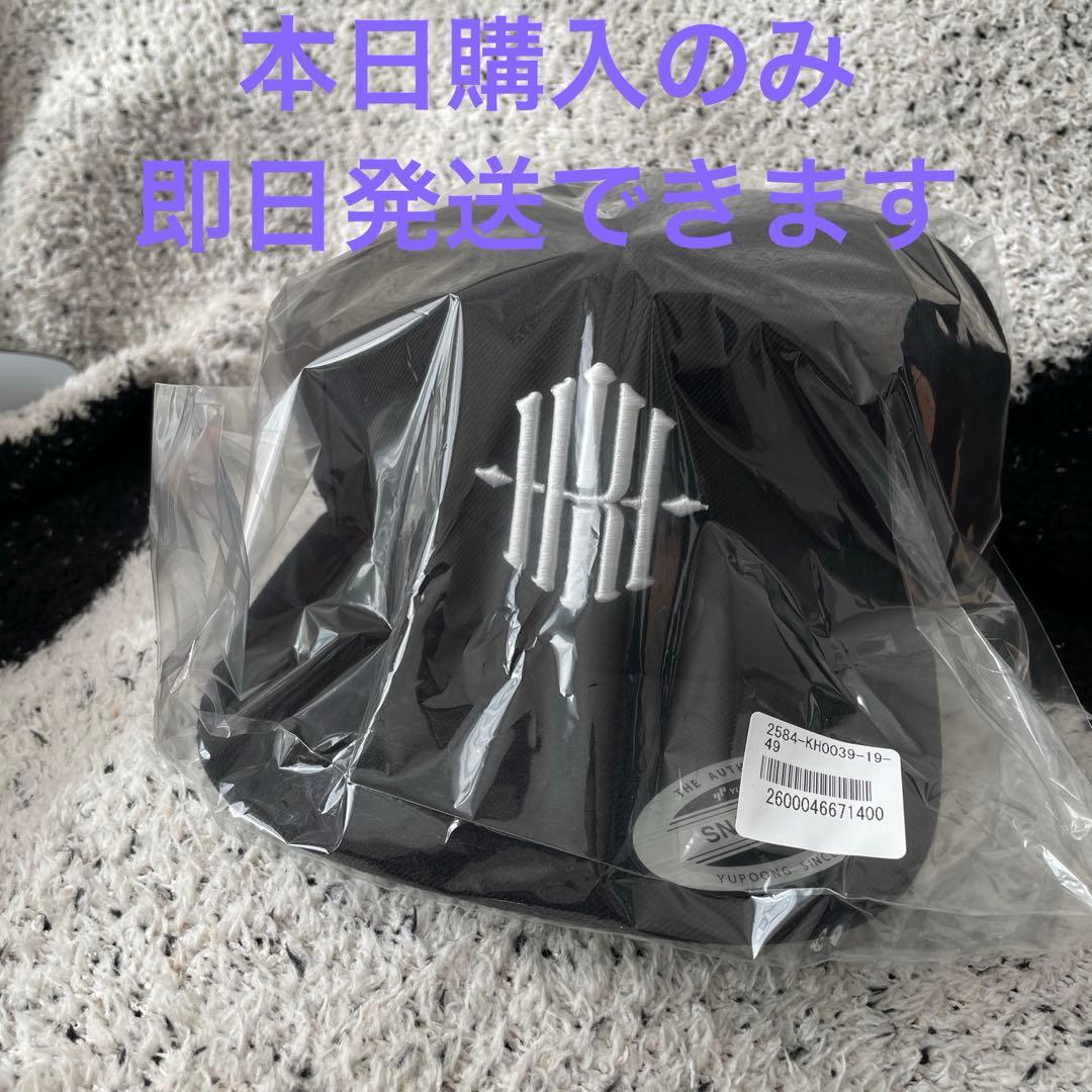 新品未使用　khi ブラック 刺繍ロゴ ベースボールキャップ