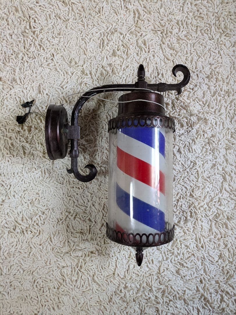 バーバーショップスタイル壁掛けランプ