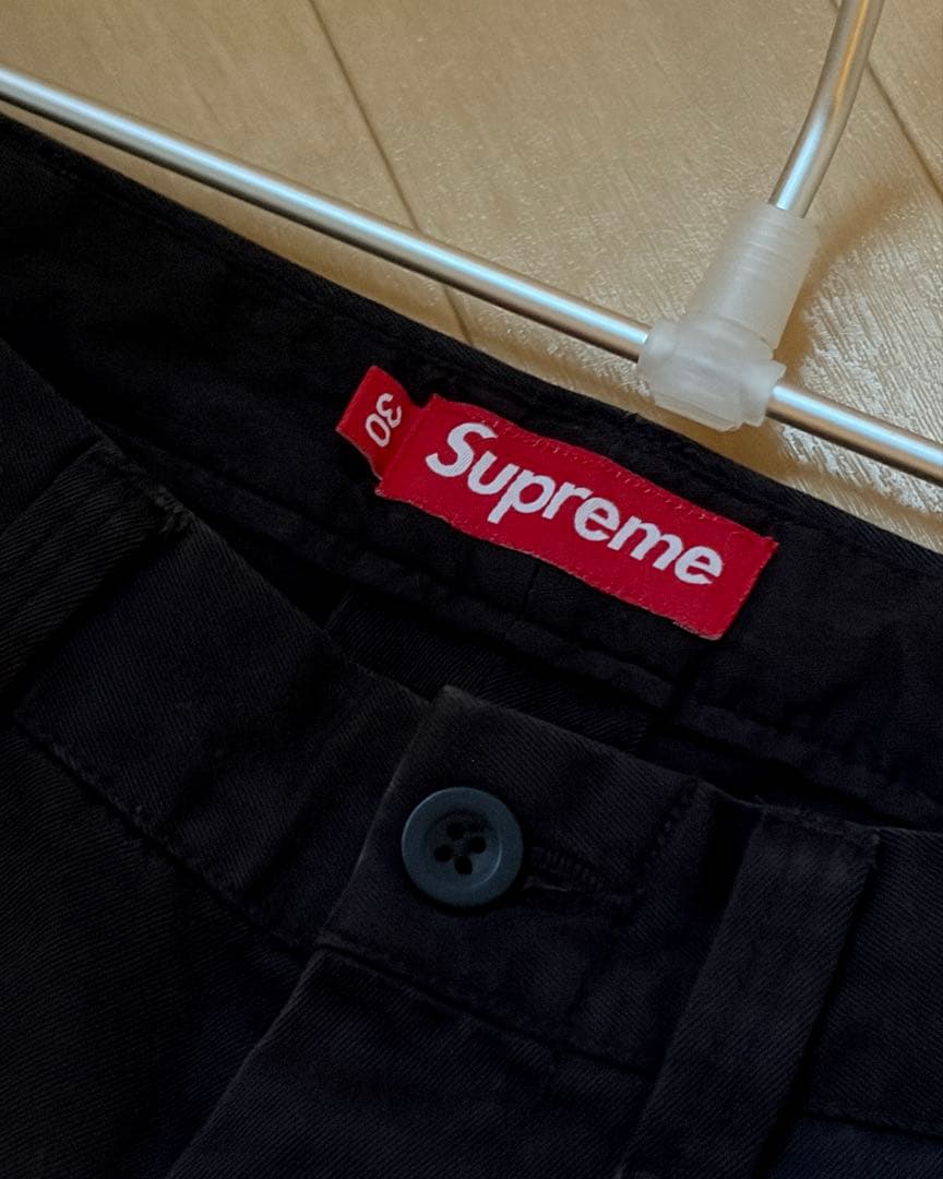 Supreme Chino Pant 30 Black 24fw チノパン
