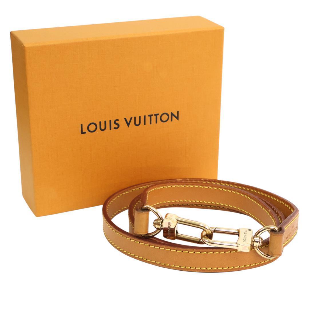 美品 ルイヴィトン ショルダーストラップ ヌメ革 ストラップ ゴールド金具