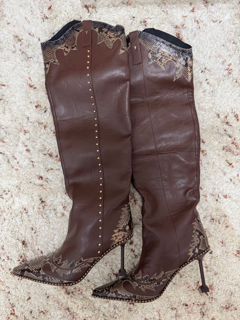 【新品未使用】YELLO ウエスタンブーツ