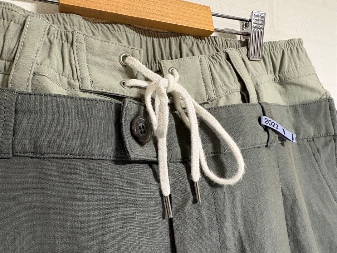 Maison Mihara Yasuhiro 2023ss ダブルウエストパンツ