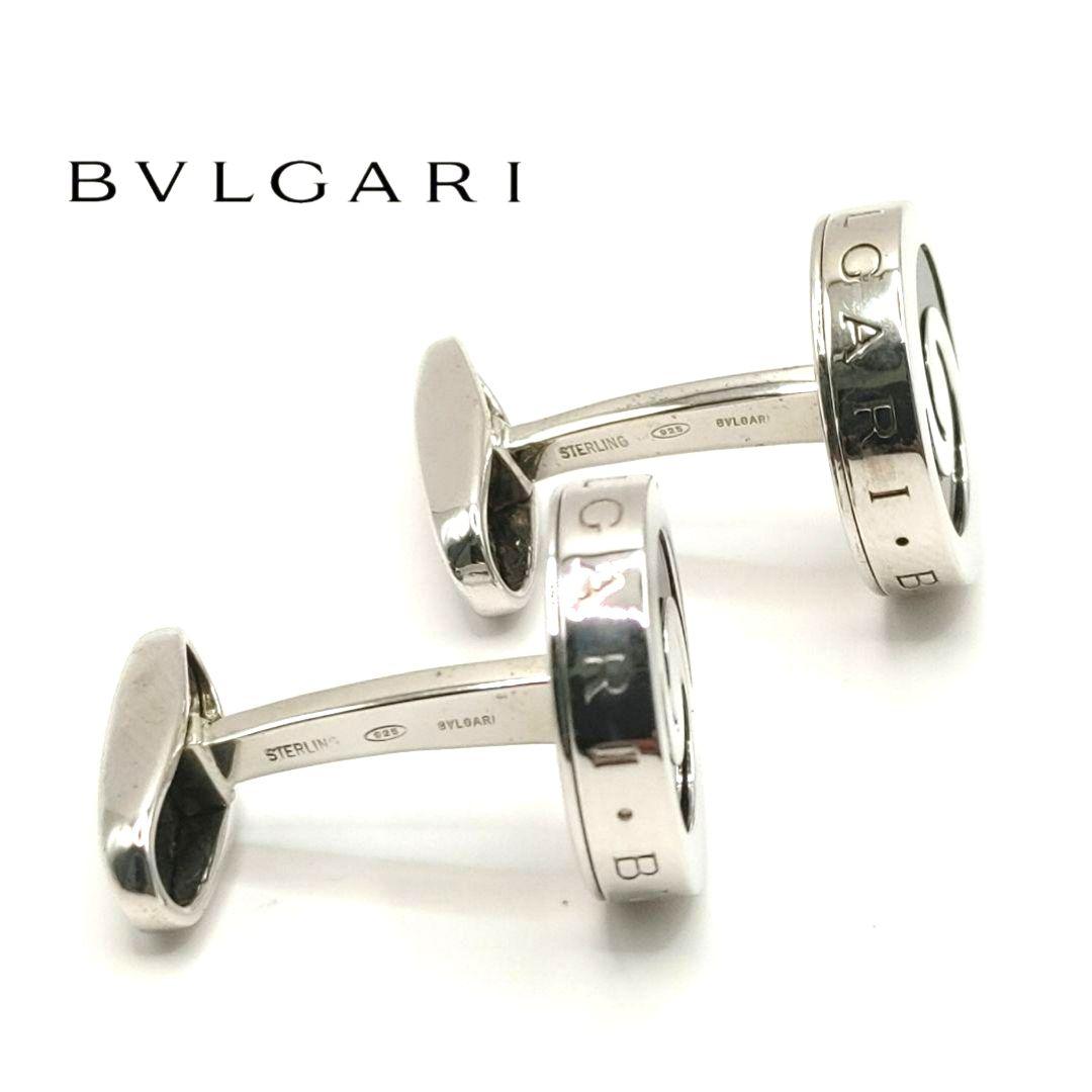 BVLGARI ブルガリ オプティカル カフス オニキスSV925 シルバー