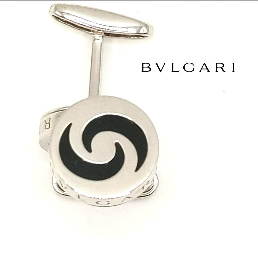 BVLGARI ブルガリ オプティカル カフス オニキスSV925 シルバー